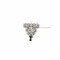 Crystal Rhinestone Unique Shaped Brooch Pin For Bridal DIY Crafts